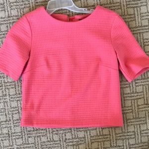 Bubblegum pink top / blouse / tee